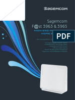 Sagemcom F @ST 3963 & 3965: High-End Multimedia Home Gateways