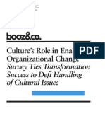 Strategyand Cultures Role in Enabling Organizational Change