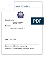 Conductometric Titrations