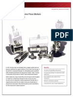 AD01166M NUFLO Liquid Turbine Flow Meters Data Sheet