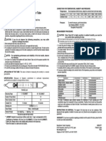 Dew Point Detector Tube