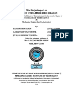 Study of Hydraulic Disc Brakes