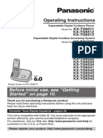 Panasonic Cordless Manual