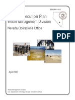 Project Execution Plan: Waste Management Division