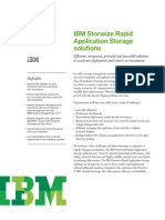 IBM Storwize Rapid Application Storage Solutions