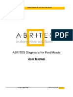 Abrites Diagnostics For Ford Mazda User Manual