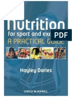 Nutrition For Sport and Exercise