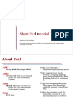 Short Perl Tutorial: Instructor: Rada Mihalcea University of Antwerp