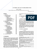 Chemistry of Formic Acid and Its Simple Derivatives