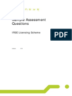 Sample Assessment Questions