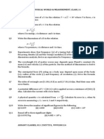 Assignment Physics Physical World & Measurment Class 11