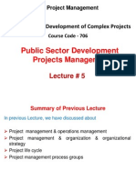 Public Sector Development Projects Management)