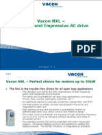 Vacon NXL - The - Easy - and - Impressive - AC - Drive