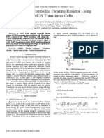 CMOS Translinear Cells