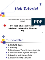 Matlab Tutorial