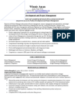 Product Development and Management in Austin, TX Resume