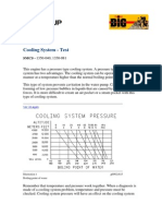 Cooling System - Test: SMCS - 1350-040 1350-081