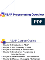 ABAP Programming Overview