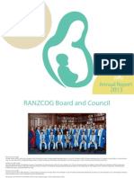 RANZCOG Annual Report 2013