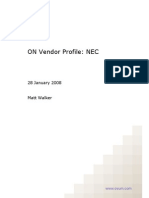 On Vendor Profile: NEC