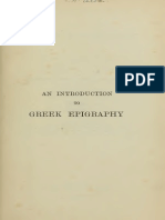 An Introduction To Greek Epigraphy (1905)