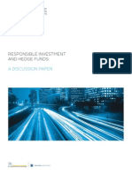 Responsible Investment and Hedge Funds:: A Discussion Paper