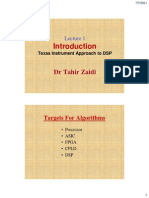 DR Tahir Zaidi: Targets For Algorithms