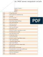 Digital Ic List