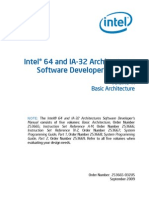 Intel 64 and IA-32 Architectures Software Developers Manual - Volume 1 - Basic Architecture