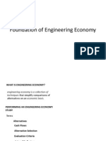 Foundation of Engineering Economy