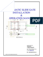 Pneumatic Slide Gate