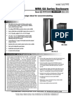 WRK-SA Series Enclosure: Wide Stand-Alone Design Ideal For Accommodating Large Cable Bundles