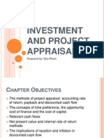 New Investment and Project Appraisal