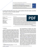 A Carbon Electrode Fabricated Using A Poly (Vinylidene Fluoride) Binder Controlled The Faradaic Reaction of Carbon Powder