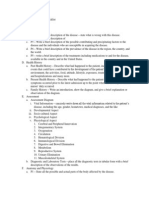 Case Presentation Output Checklist and Format and Master Output