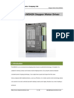 Datasheet - M542H Stepper Motor Driver