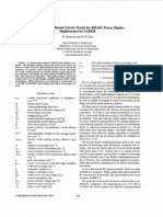 New Physics-Based Circuit Model For 4H-Sic Power Diodes Implemented in SABER