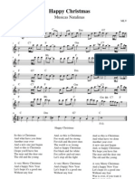 Happy Christmas - Partitura, Score