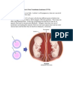 Twin To Twin Transfusion Syndrome (TTTS)