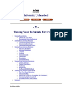 Informix Unleashed - CH 23 - Tuning Your Informix Environment