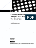 Creating Value From Mergers and Acquisitions - ToC