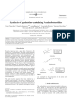 Synthesis of Pyrimidine-Containing 3-Aminobutenolides