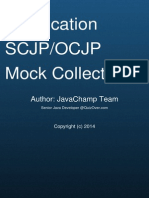 Certification Scjp/Ocjp Mock Collections: Author: Javachamp Team