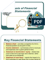 Analysis of Financial Statements