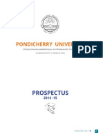 Prospectus PU 2014 - 15