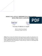 Design of A Fully Differential High-Speed High-Precision Amplifier