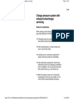 21-44 Charge Pressure System With Exhaust Turbocharger Service