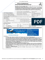 Irctcs E-Ticketing Service Electronic Reservation Slip (Personal User)