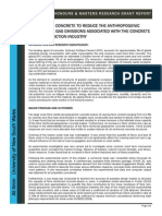 Geopolymer Concrete To Reduce The Anthropogenic Greenhouse Gas Emissions Associated With The Concrete and Construction Industry