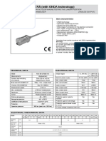 Datasheet Gefran Sensor de Nivel PDF